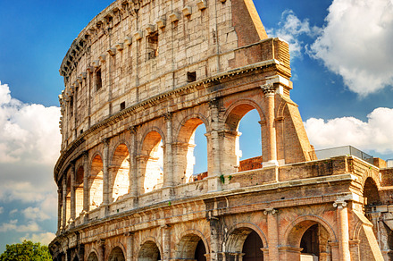 Colosseum in rome stock photo containing amphitheater and ancient, an Architecture Photo by Lopatin Photo