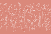 Delicate Herbarium Seamless Patterns, a Pattern Graphic by Maria Budarkiewicz (Thumbnail 4 of 22)