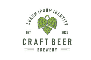 elegant concept brewery logo design, a Branding & Logo Template by Maylianaw28