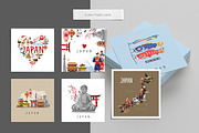 Japan symbols, patterns, map, an Object Graphic by yttadesign (Thumbnail 8 of 17)