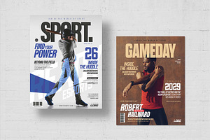 Sport Magazine Cover Templates