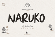 Naruko a playful handwritten, a Handwritten Font by cocodesign (Thumbnail 1 of 9)
