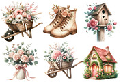 Love in the Little Cottage Clipart, an Illustration by Designworld (Thumbnail 5 of 5)