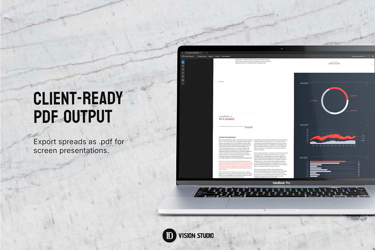 Annual Report InDesign Canva, a Brochure Template by ID Vision Studio (Photo 15 of 17)