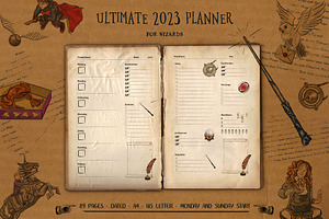 2023 Dated Planner for Wizards