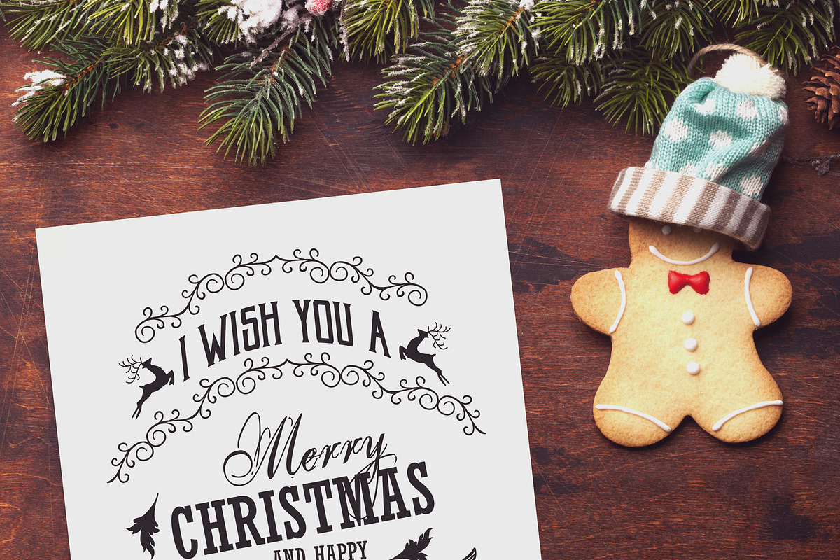48 Christmas Mockup, a Print Template by Walentin (Photo 27 of 49)