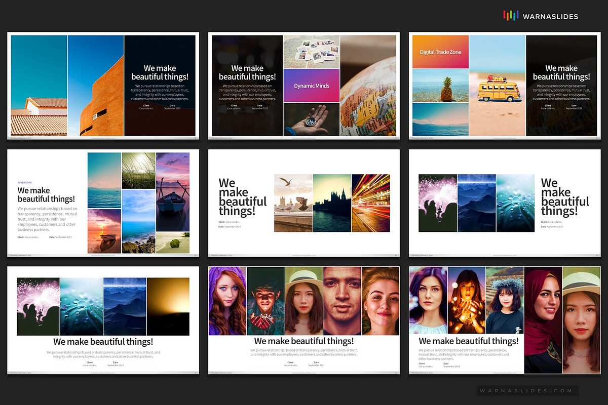 Portfolio PowerPoint Templates, a Presentation Template by Warna Works (Photo 10 of 27)