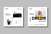 Modern Job Hiring Social Media Post, a Social Media Template by MightyDesign (Thumbnail 4 of 8)