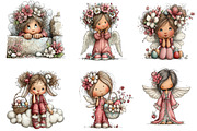 Whimsical Easter Angels Clipart, an Illustration by Dream Creation (Thumbnail 6 of 7)