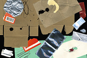 Paper Collage and Scribbles Elements, a Graphic by LarysaZabrotskaya (Thumbnail 15 of 24)