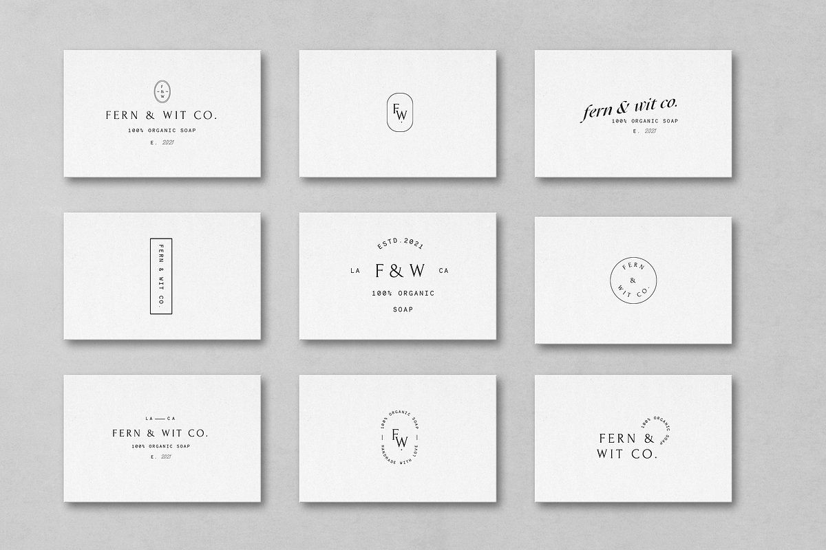 Fern Minimal Logo Pack, a Branding & Logo Template by HelloKarla (Photo 8 of 9)