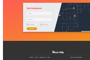 Meat Me - Restaurant Landing Page