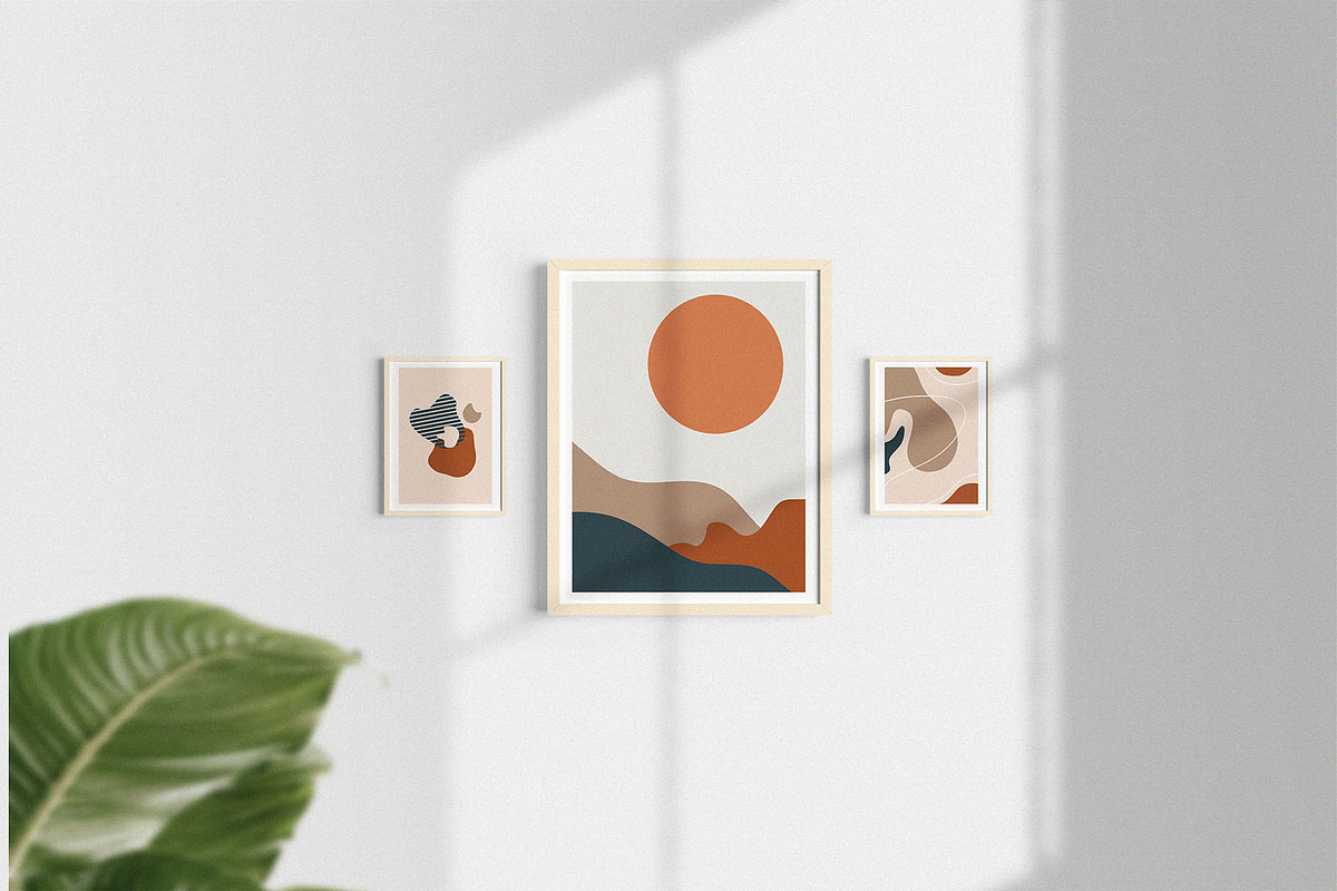 Bonstage Font + Abstract Shapes preview 8