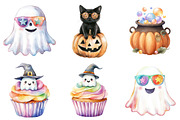 Cute Halloween Clipart, a Seasonal Illustration by CitraGraphics (Thumbnail 5 of 5)