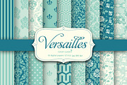 18 Versailles style papers + frames, a Pattern Graphic by CLIPART GARDEN (Thumbnail 1 of 5)