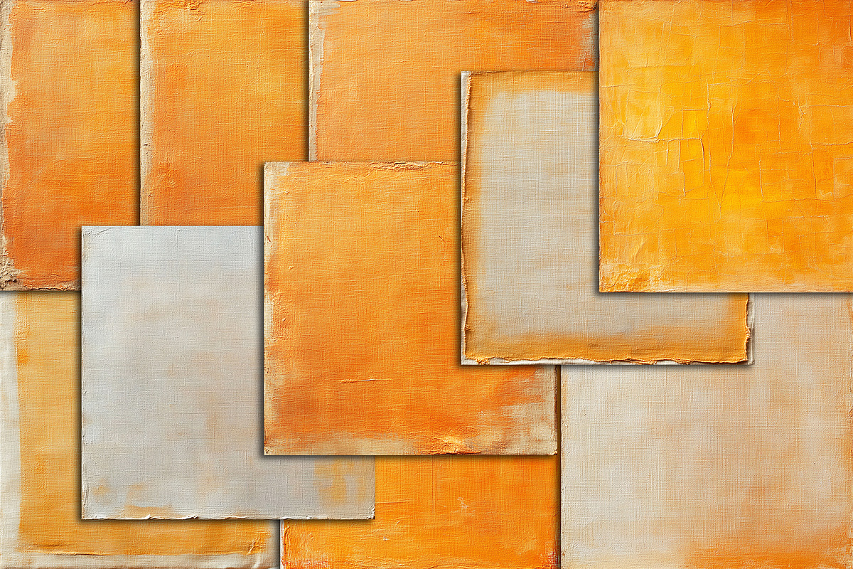 Orange Linen Canvas Digital Textures, a Texture Graphic by Area (Photo 9 of 18)