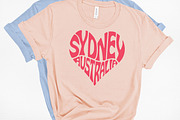Sydney Australia Word Art Heart, an Object Graphic by DigitalDesignsLaura (Thumbnail 3 of 3)