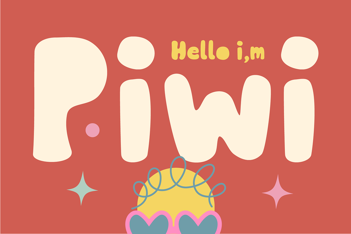 PiwPiw – Playful Kids Display Font, a Sans Serif Font by Huge Dream Studio (Photo 2 of 8)