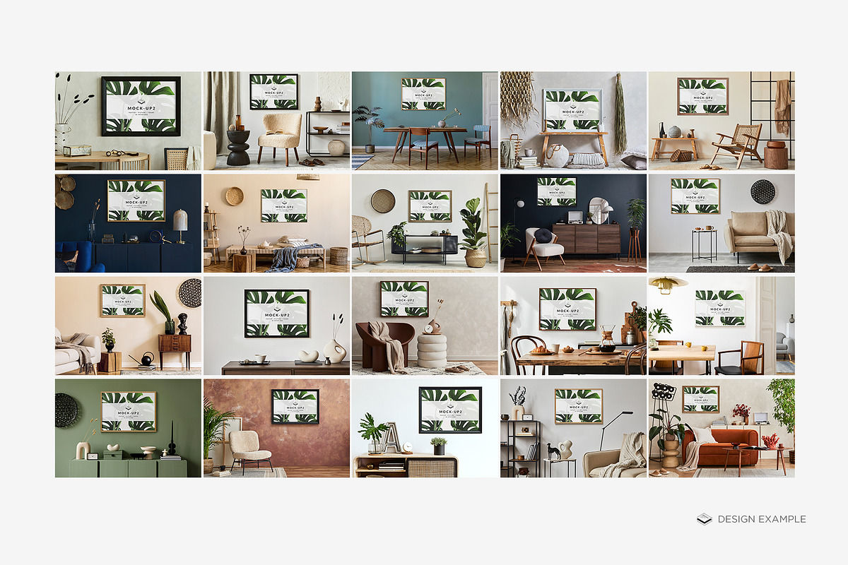 Landscape Frame on Scenes 2 Mock-up, a Print Template by Branda Keeps (Photo 5 of 30)