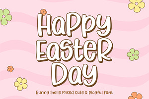 Bunny Smile - Easter Font