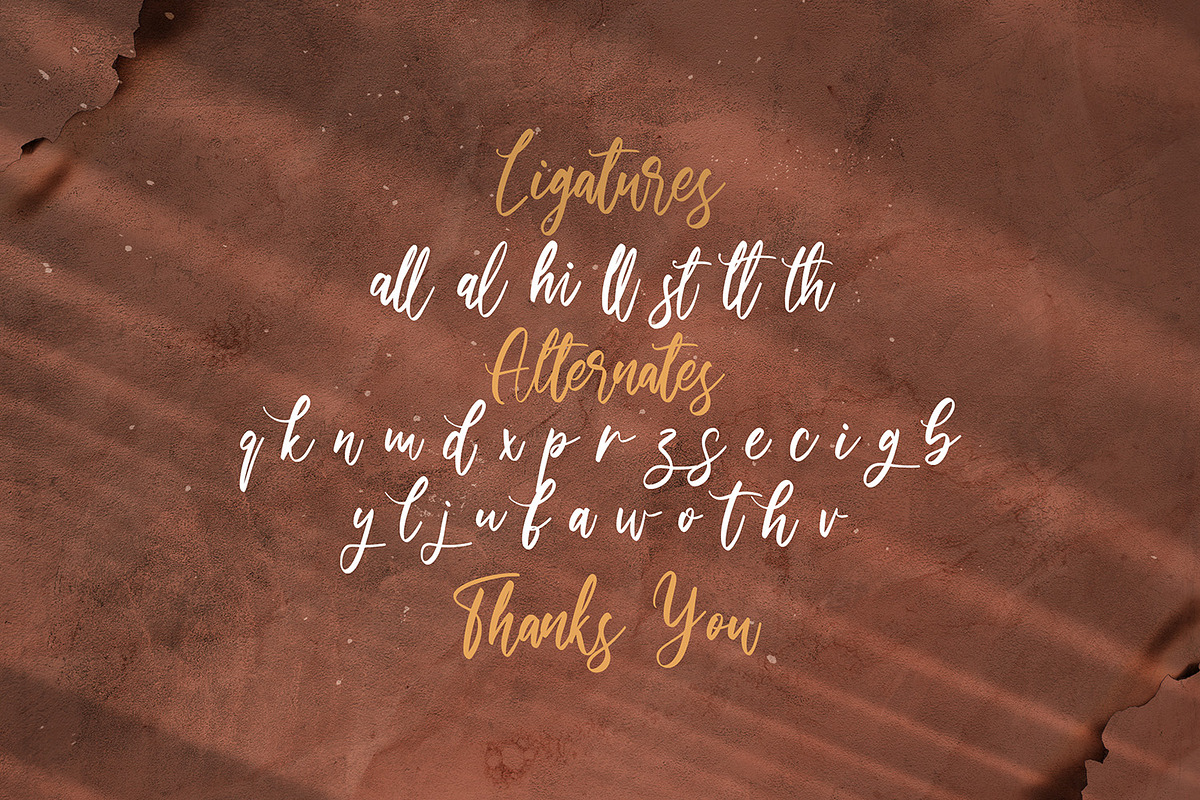 Walentiny - Handwritten Font, a Script Font by StringLabs (Photo 9 of 9)