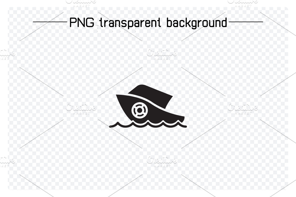Sailing Boat and Ship Icons, a Transportation Illustration by Designfour (Photo 6 of 7)