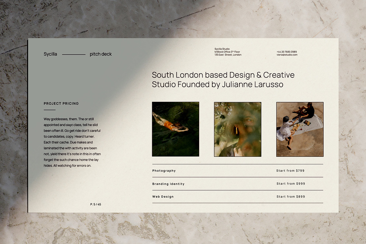 SYCILLA - Powerpoint Pitch Deck, a Presentation Template by Elokka Std. (Photo 8 of 14)