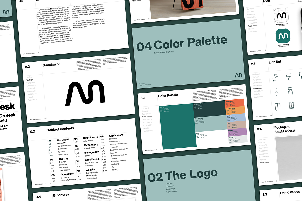 Complete | Brand Guidelines Template, a Presentation Template by Typefool's Shop (Photo 11 of 12)