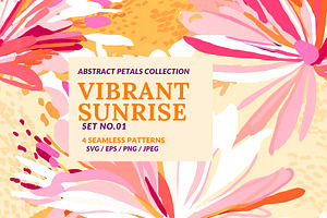 Vibrant Sunrise Set No.01, a Pattern Graphic by Happy Creators Co.