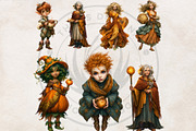 Guilded Harvest Autumn Clipart Set, a Seasonal Illustration by ThatsDesignArt (Thumbnail 5 of 13)
