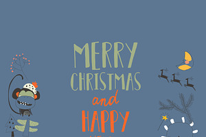 Wild Animals and Santa Claus