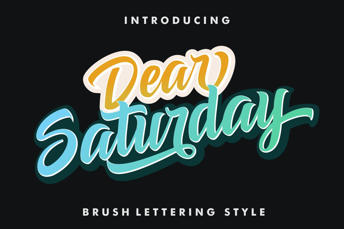 Dear Saturday Font