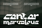 Causing Comfort - Sci-fi Font, a Sans Serif Font by 177Studio (Thumbnail 2 of 8)
