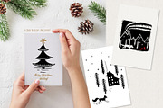 Linocut Winter Illustrations, an Object Graphic by amber&ink (Thumbnail 5 of 7)