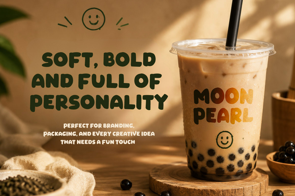 Jurexo Tuku - Display Boba Font, a Handwritten Font by twinstd (Photo 2 of 12)