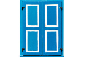 Wooden window shutters isolated, an Architecture Photo by BOOCYS