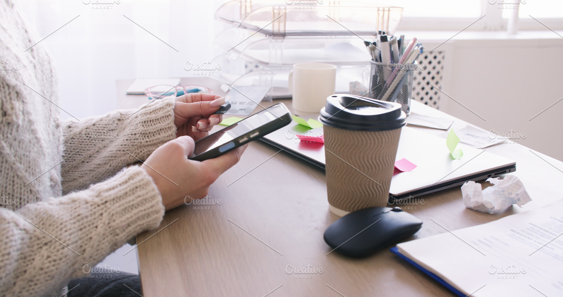 Mobile payment online shopping business woman, a Person Photo by Photo Drive Studio