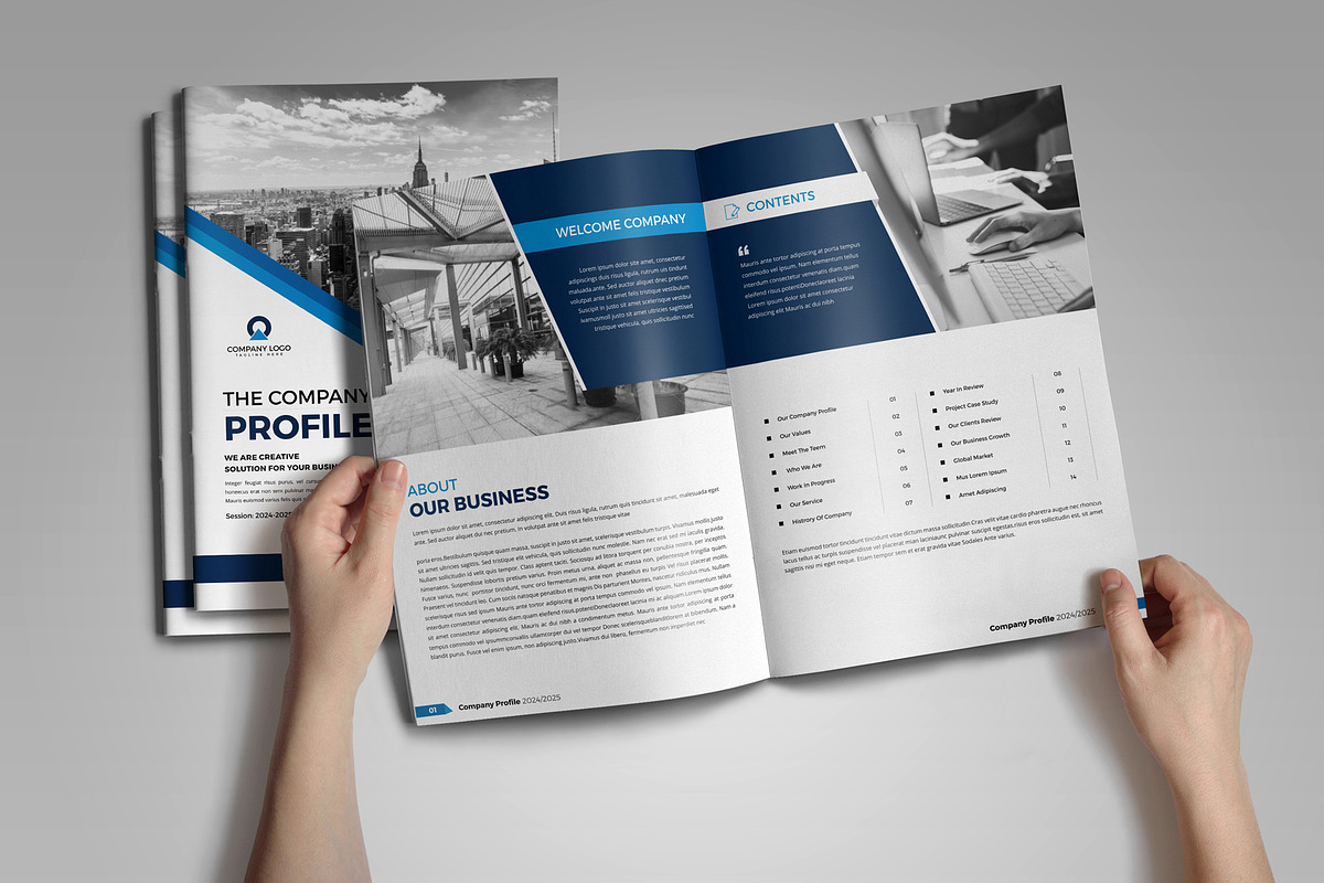 Company Profile Template V9, a Brochure Template by JanySultana (Photo 13 of 14)