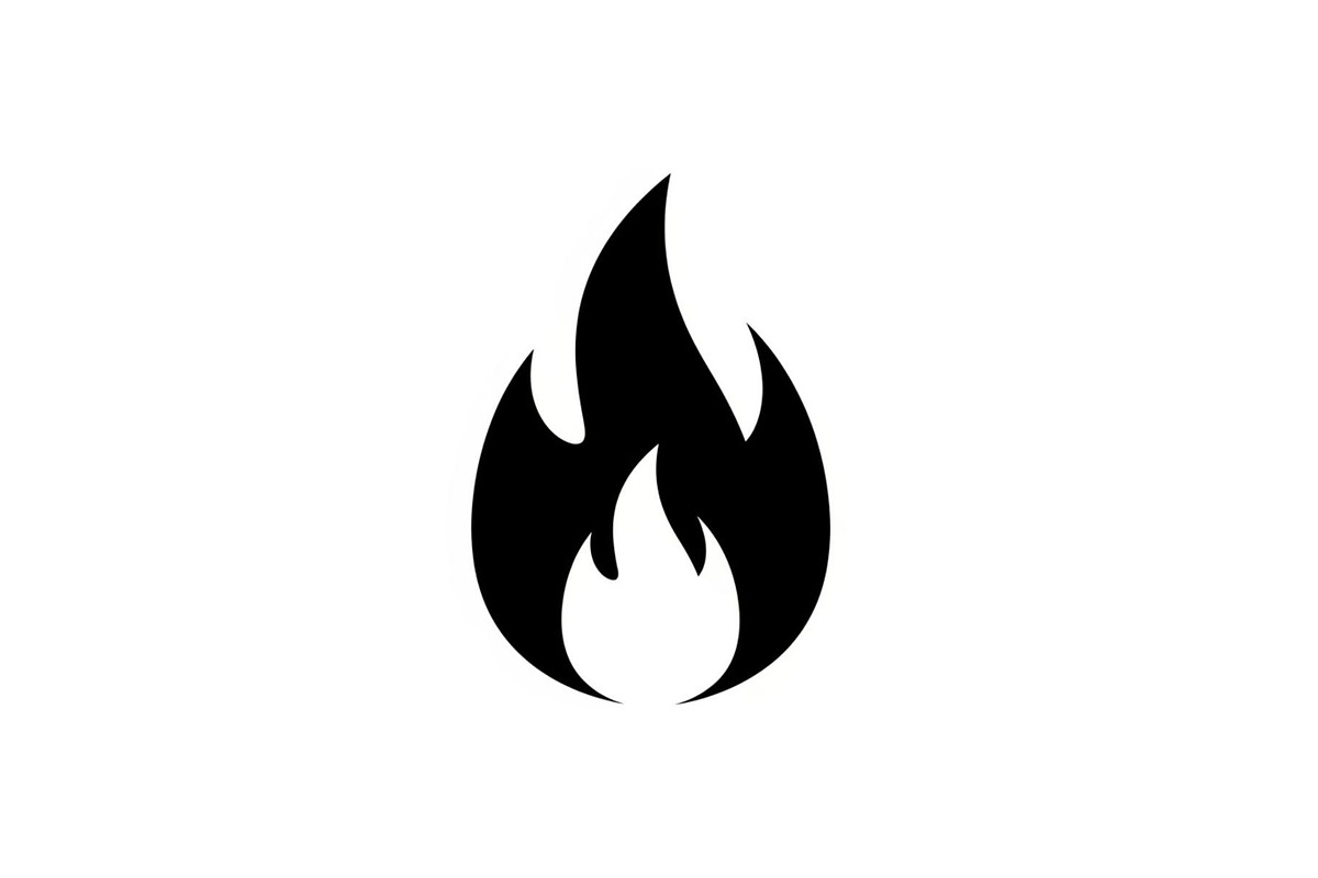 Minimal Flame Fire Icon Bundle, an Icon by Artivon (Photo 7 of 10)