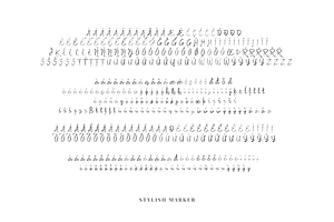 Stylish Marker Font