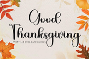 Good Thanksgiving, a Handwritten Font by InermediaSTUDIO (Thumbnail 1 of 8)
