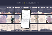 90+ Life Coach Social Media Template, a Social Media Template by Glow Muse Studio (Thumbnail 3 of 10)