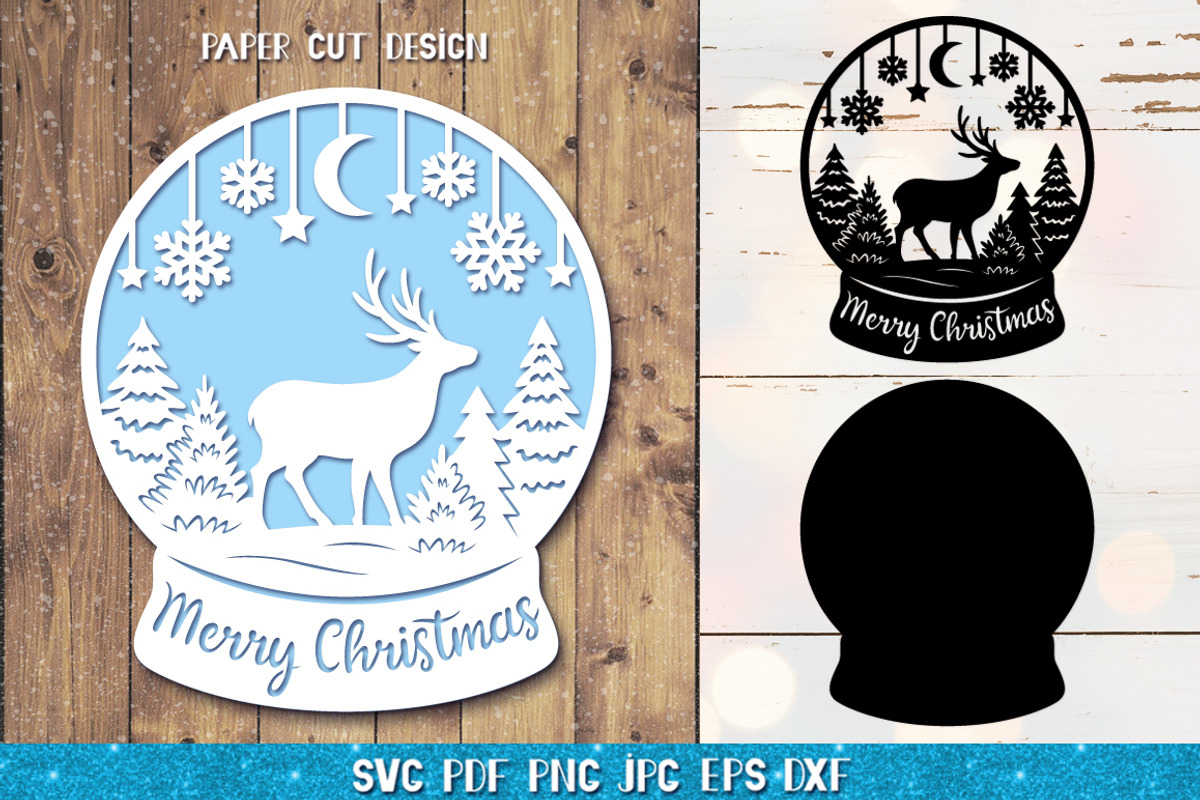 Christmas Snow Globe Bundle, a Graphic by Digital_Craftyfox (Photo 11 of 15)