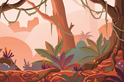Jungle Fantasy 2D Game Background, a Decorative Illustration by Vowx Studios (Thumbnail 3 of 3)