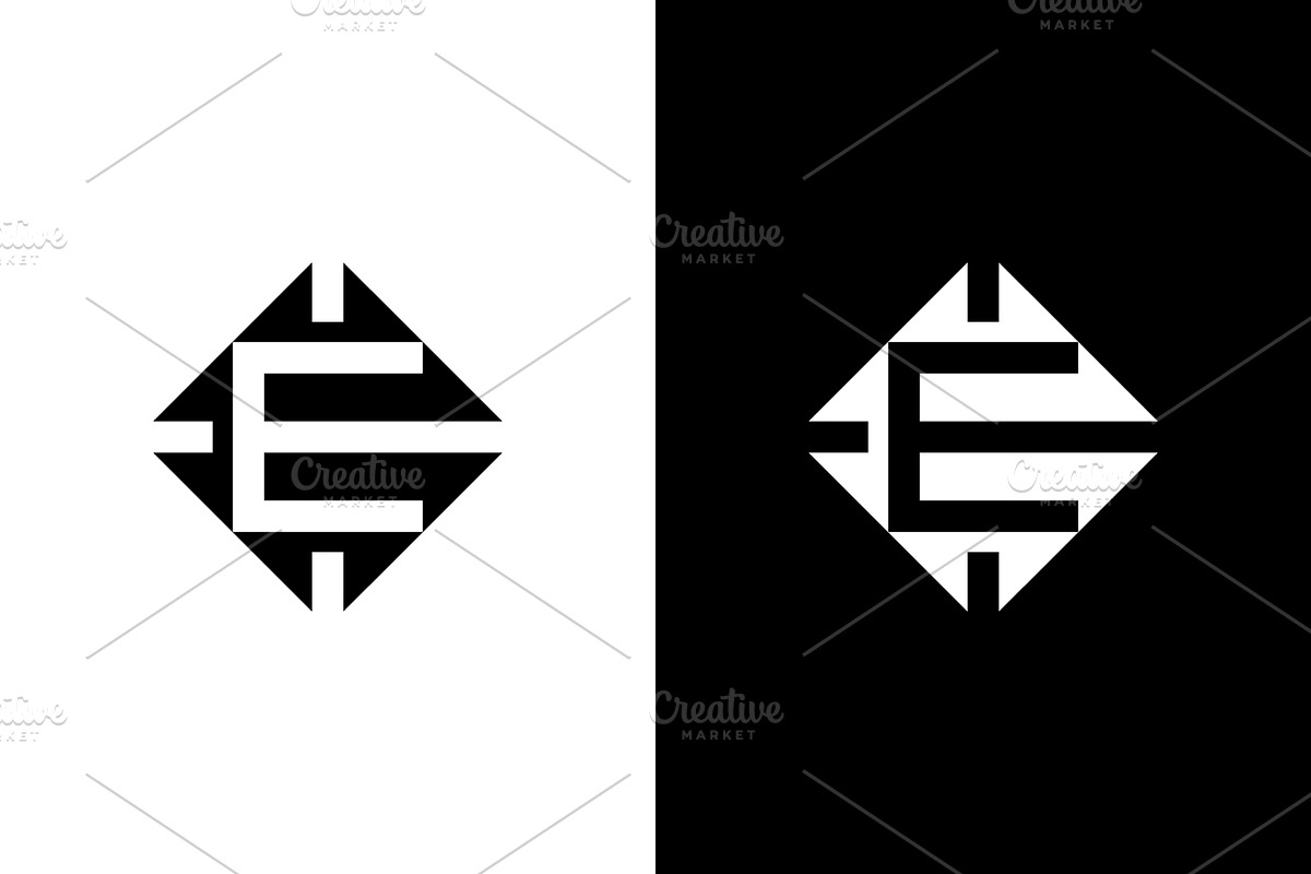 Letter E Arrow Diamond Logo, a Branding & Logo Template by Rasagama Studio (Photo 3 of 4)