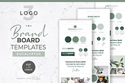 Brand Board Templates | Canva, a Presentation Template by Thirty One Palms Studio (Thumbnail 1 of 7)