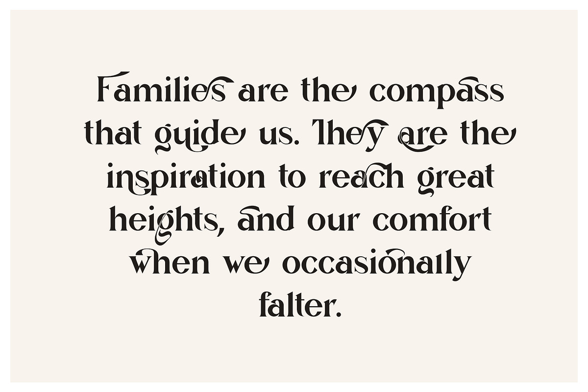 Arina Ligature Serif Typeface, a Serif Font by yaqublekker (Photo 4 of 9)