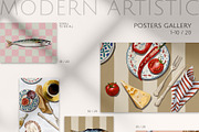 MODERN ARTISTIC POSTER CREATOR, a Decorative Illustration by Yuliia Lashevska (Thumbnail 5 of 12)