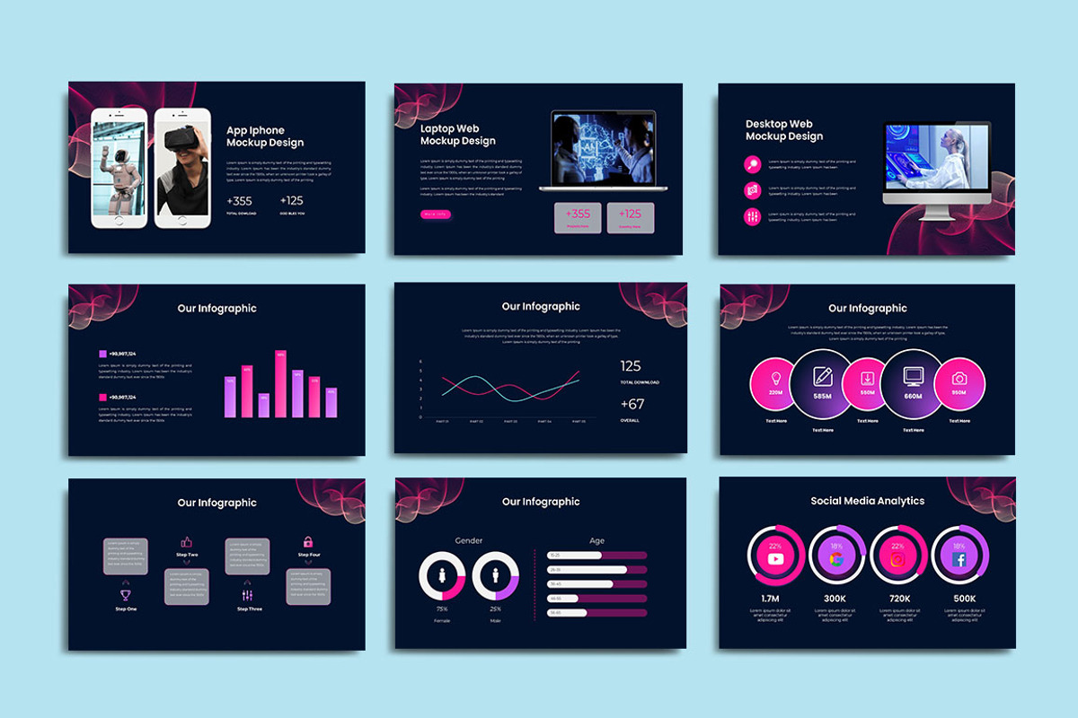 Neotech Powerpoint, a Presentation Template by yanindesign (Photo 4 of 5)