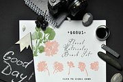 Black&White Flowers - Ink floral set, an Illustration by Graphic Republic (Thumbnail 3 of 5)